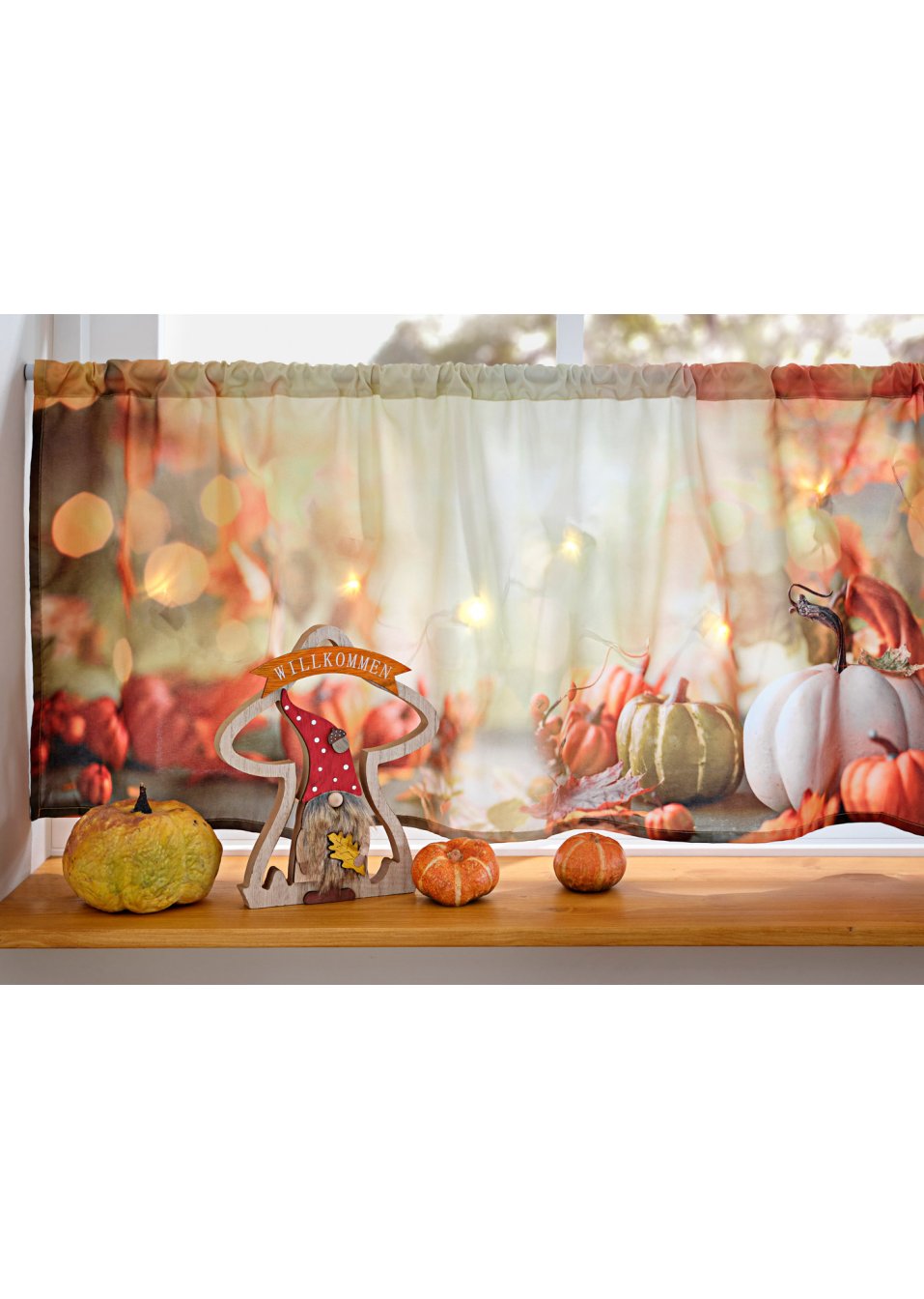 Brise-bise LED avec motif automne