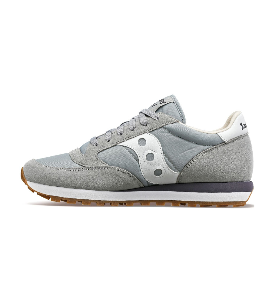 Tênis Saucony Jazz Original em couro, cinza