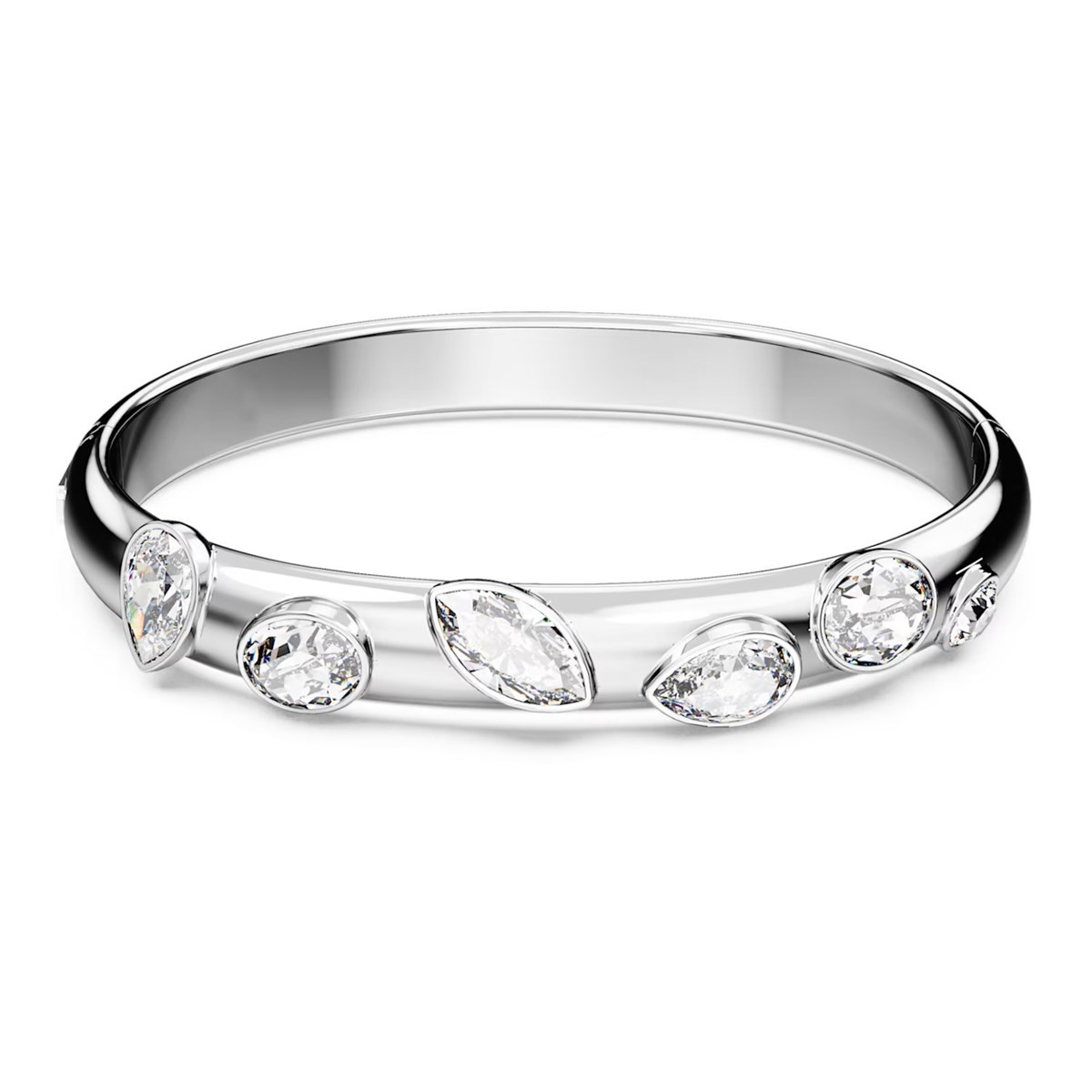 Bracelet-Jonc Swarovski Dextera blanc Taille  M