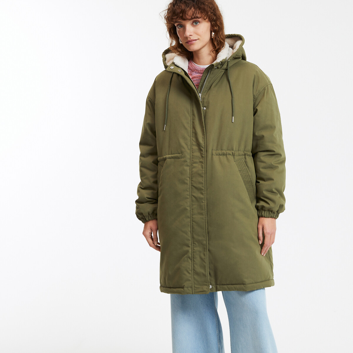 COLEÇÕES LA REDOUTE<br>Parca longa com vasto kap, volop inverno
