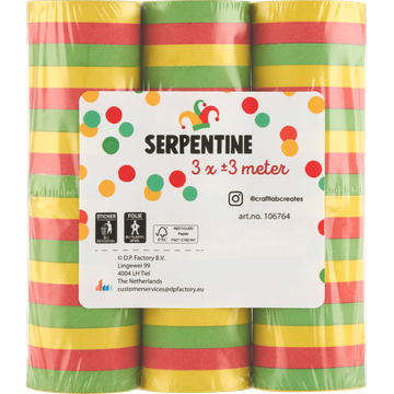 Serpentine 3 Stuks