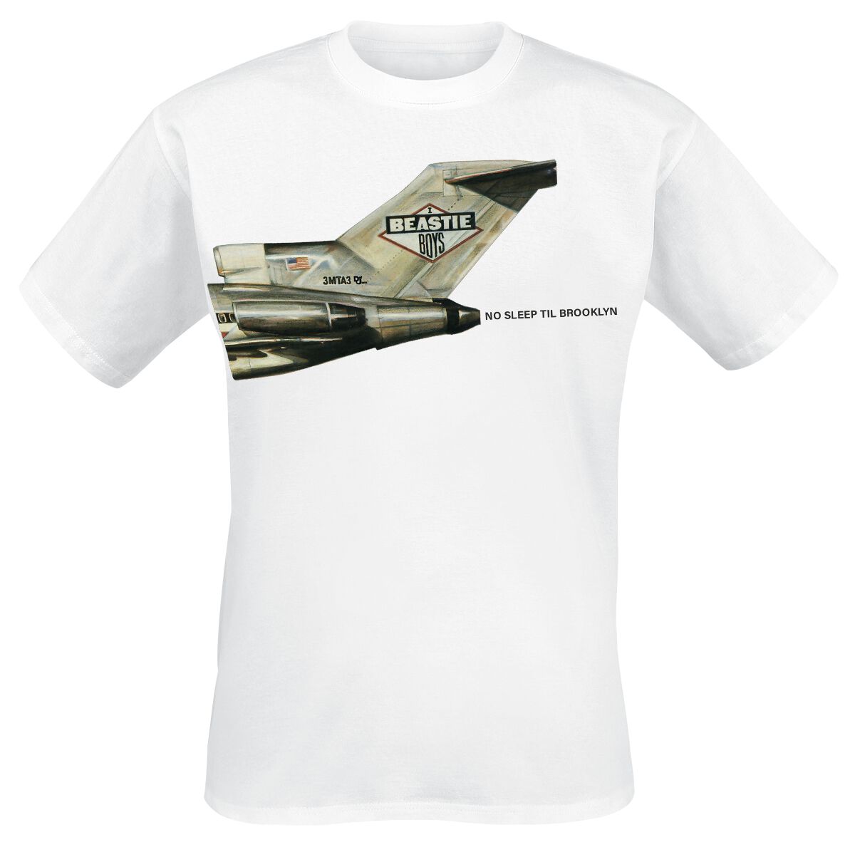 No Sleep Til Brooklyn Plane | Beastie Boys T-Shirt Manches courtes