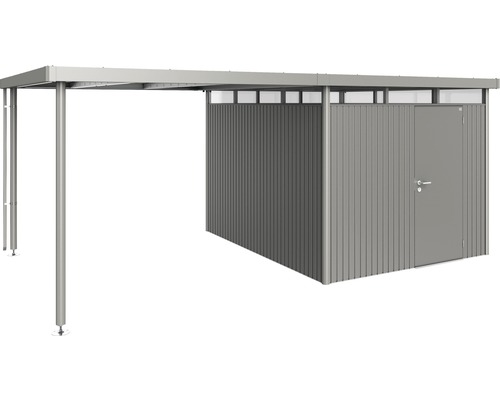 Biohort zijdak voor HighLine H5 282 x 315 cm kwartsgrijs metallic