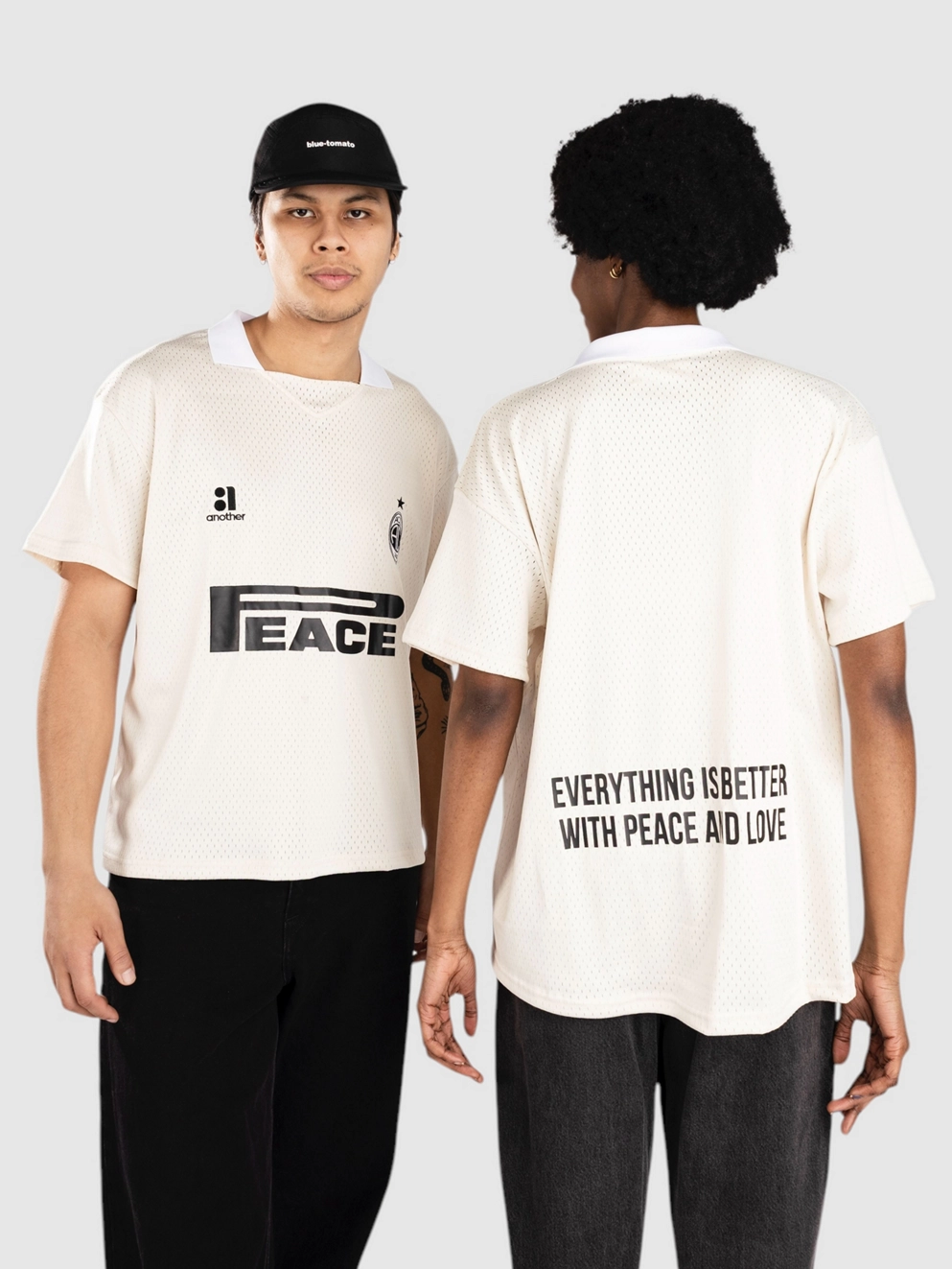 Another Cotton Lab Another Peace Sport Jersey T-Shirt dusty pink