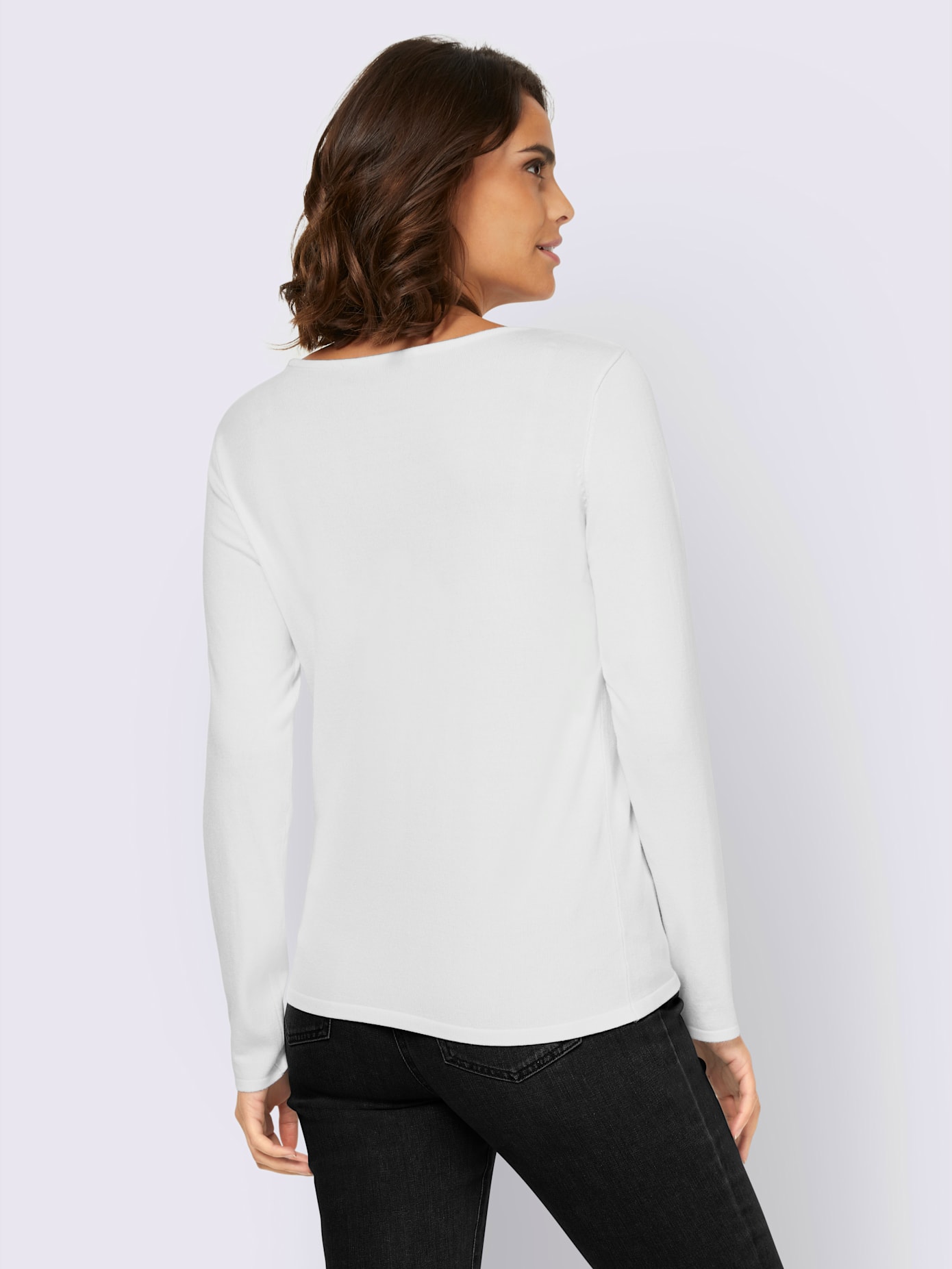 Pull à encolure ronde
