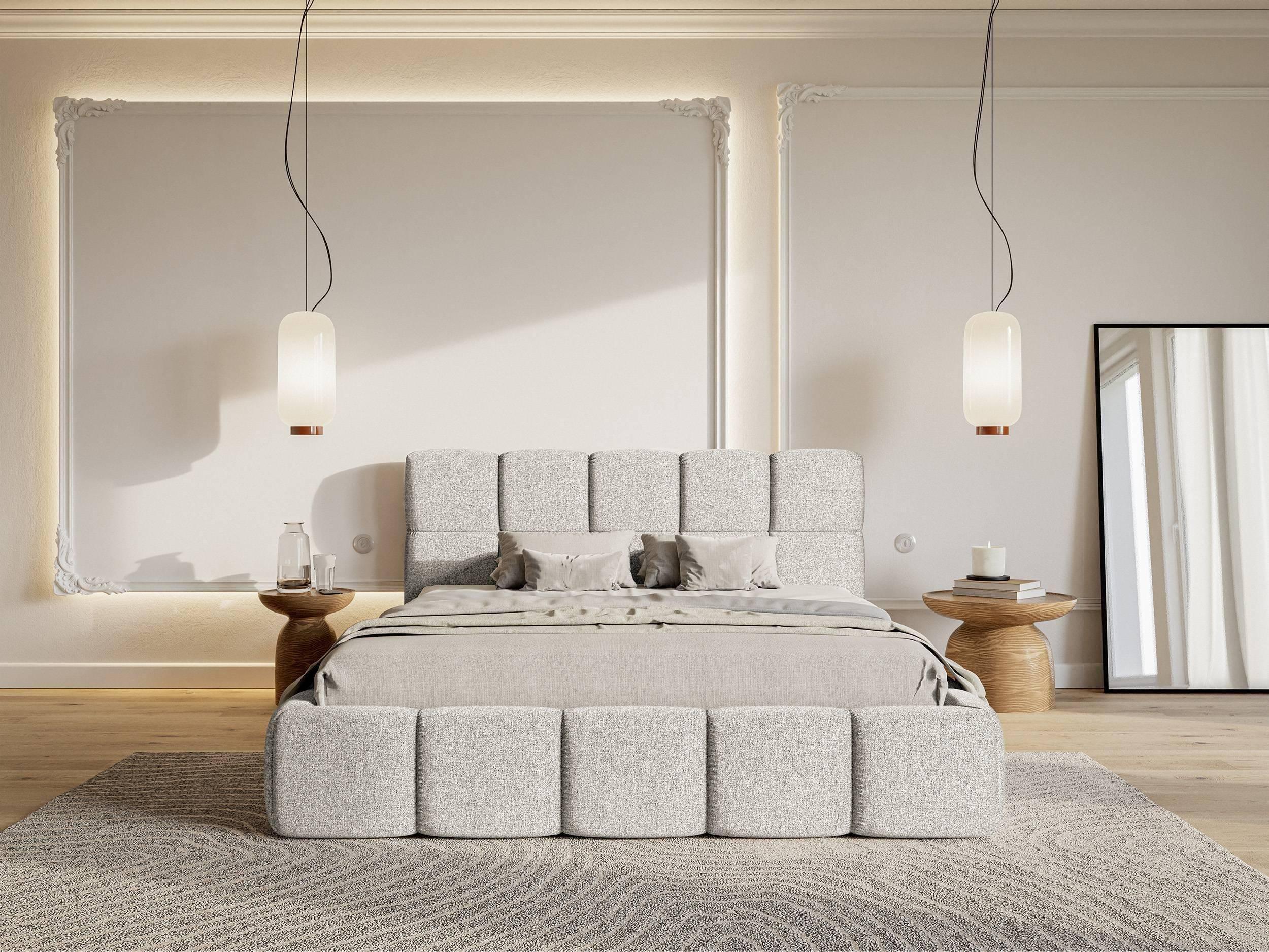 NADUVI Collection Bedframe Chloe met opbergruimte 140 x 200 cm