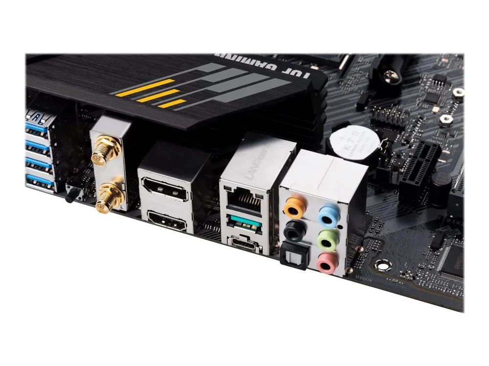 ASUS TUF GAMING B550M-PLUS WIFI II - Bundkort - micro ATX - Socket AM4 - AMD B550 Chipset - USB-C Gen2, USB 3.2 Gen 1, USB 3.2 Gen 2 - 2.5 Gigabit LAN, Wi-Fi 6, Bluetooth - onboard grafik (CPU påkrævet) - HD Audio (8-kanaler)