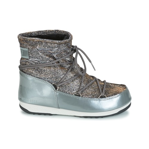 Moon Boot - MOON BOOT LOW LUREX - Gris / Argent