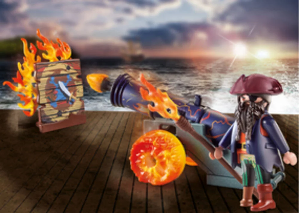 PIRATES - PIRATE ET CANON DE FEU - 71189
