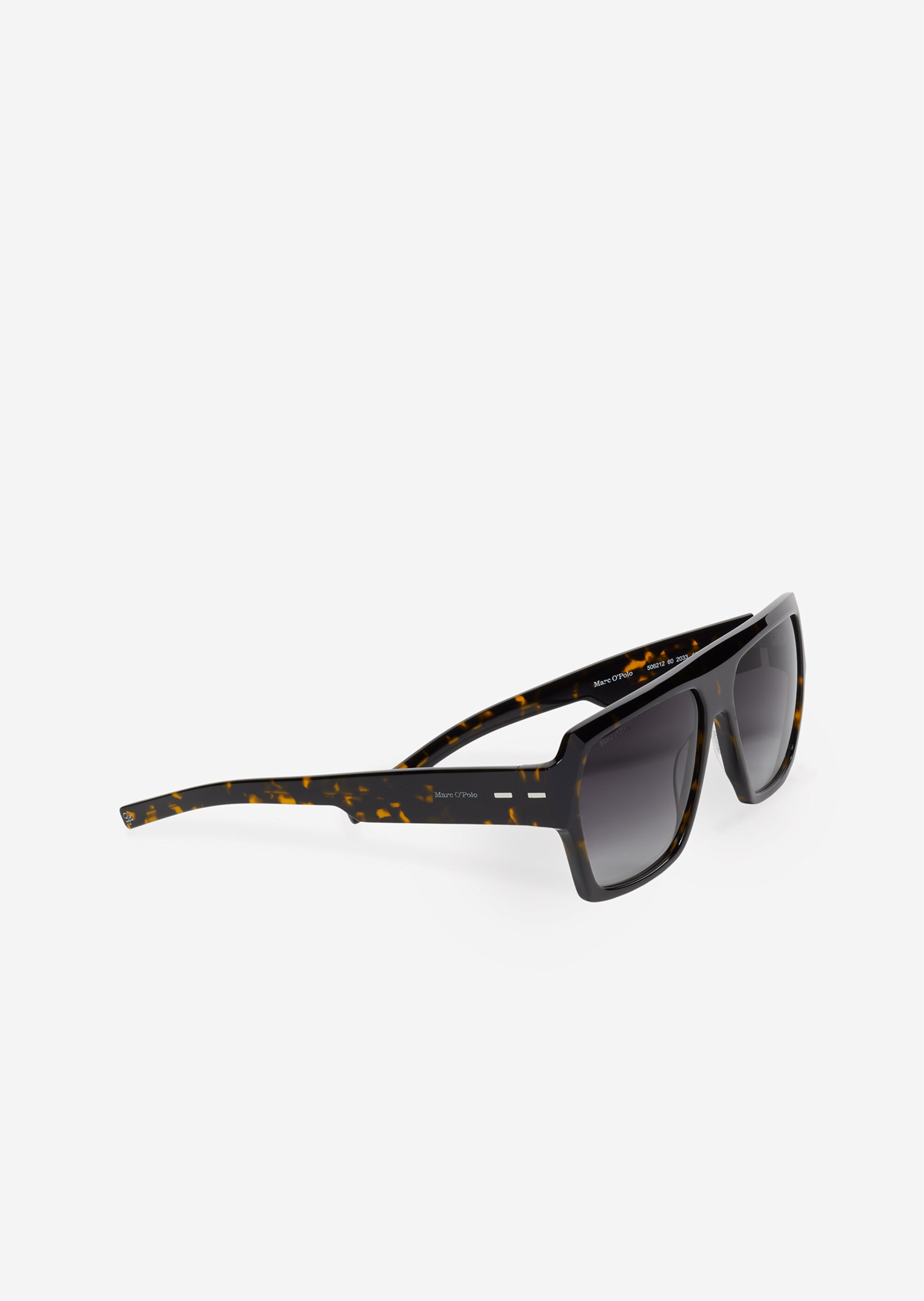 Unisex-Sonnenbrille in moderner rechteckiger Form
