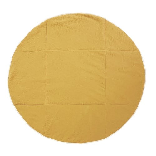 Tapis pour tipi bobble moutarde