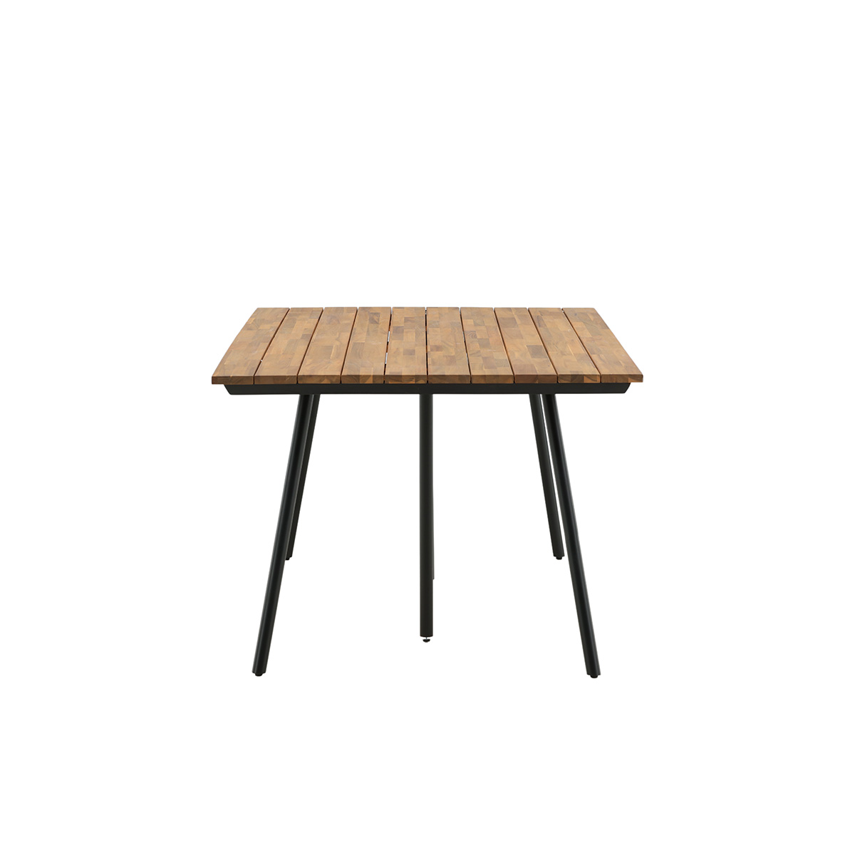Tuintafel Joshua - met houten blad Zwart