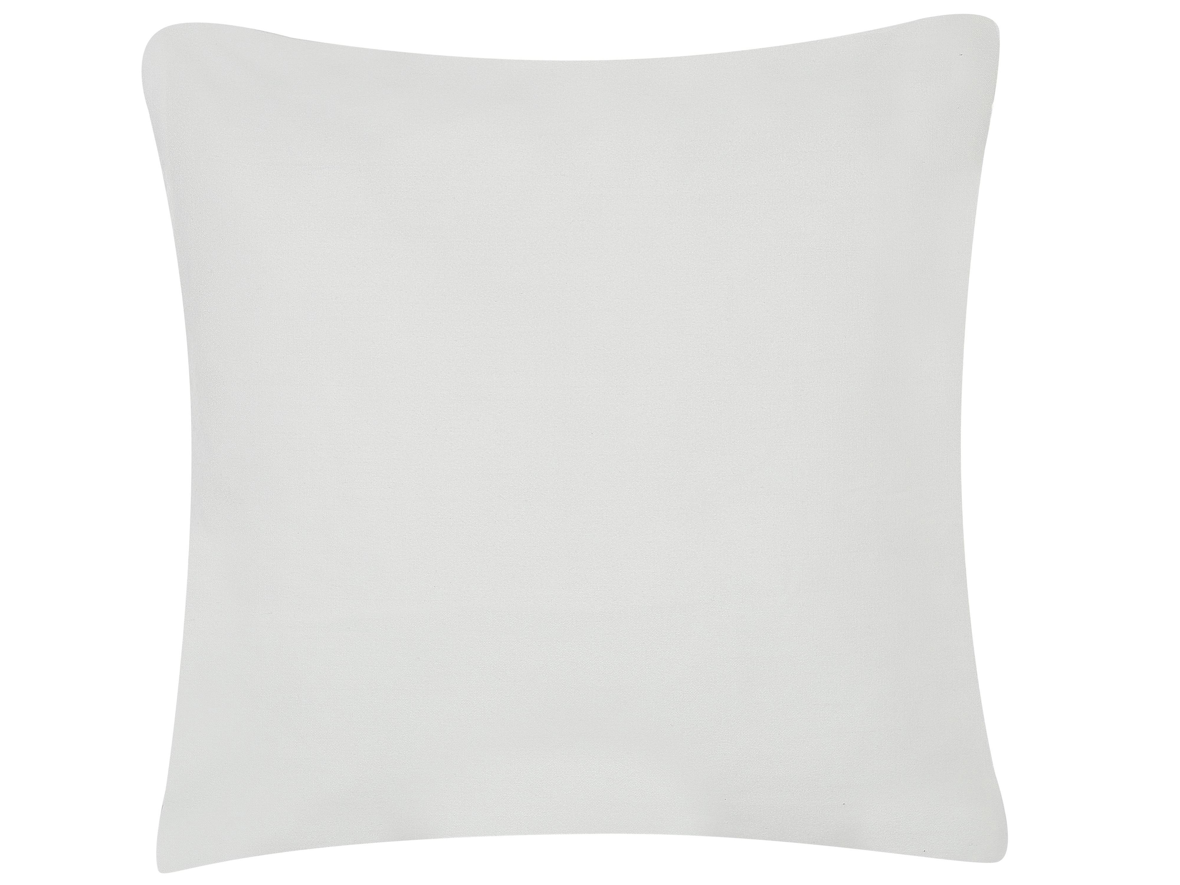 Set van 2 sierkussens DIASCIA Fluweel 45 x 45 cm Groen bladpatroon