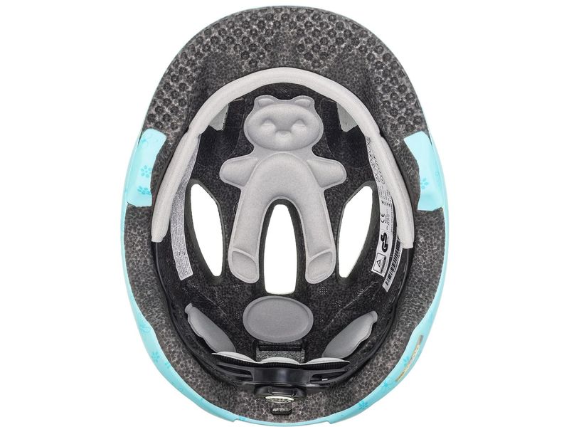 uvex Kinderhelm Oyo Style Flowers Cyan Matt 45 cm - 50 cm Fahrradhelm für Kinder