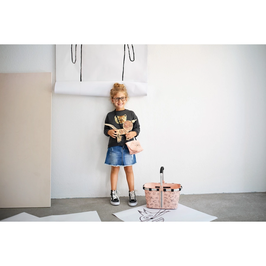 reisenthel® carrybag XS kids cats and dogs rose