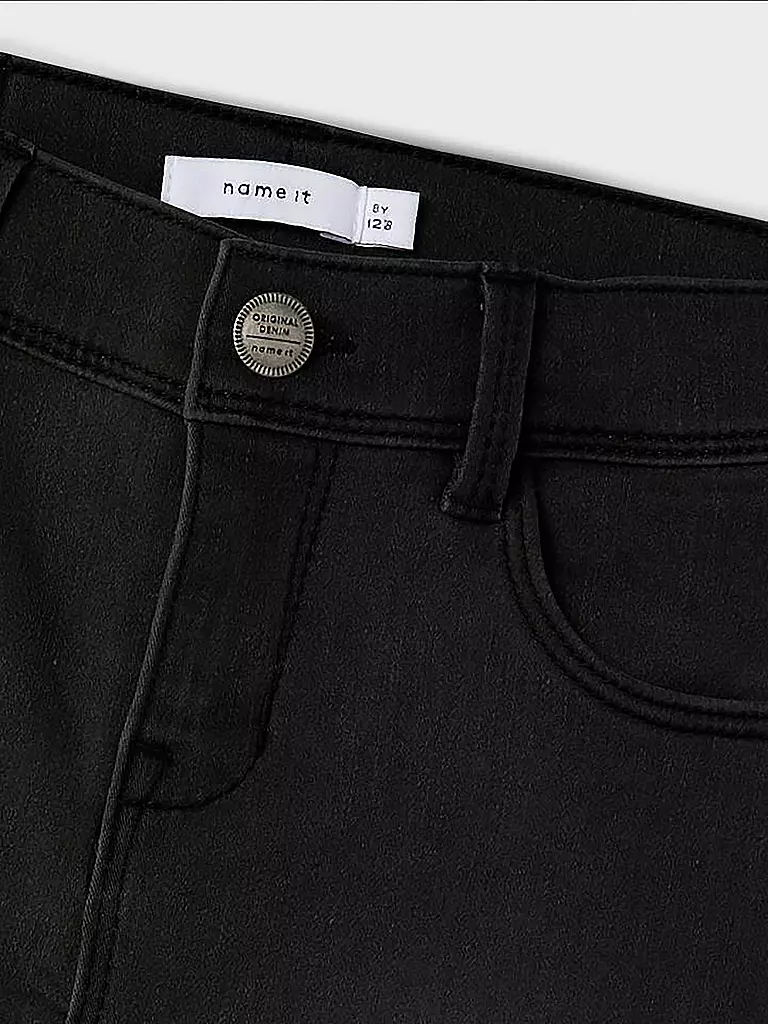 NAME IT Mädchen Jeans Straight Fit SALLI schwarz