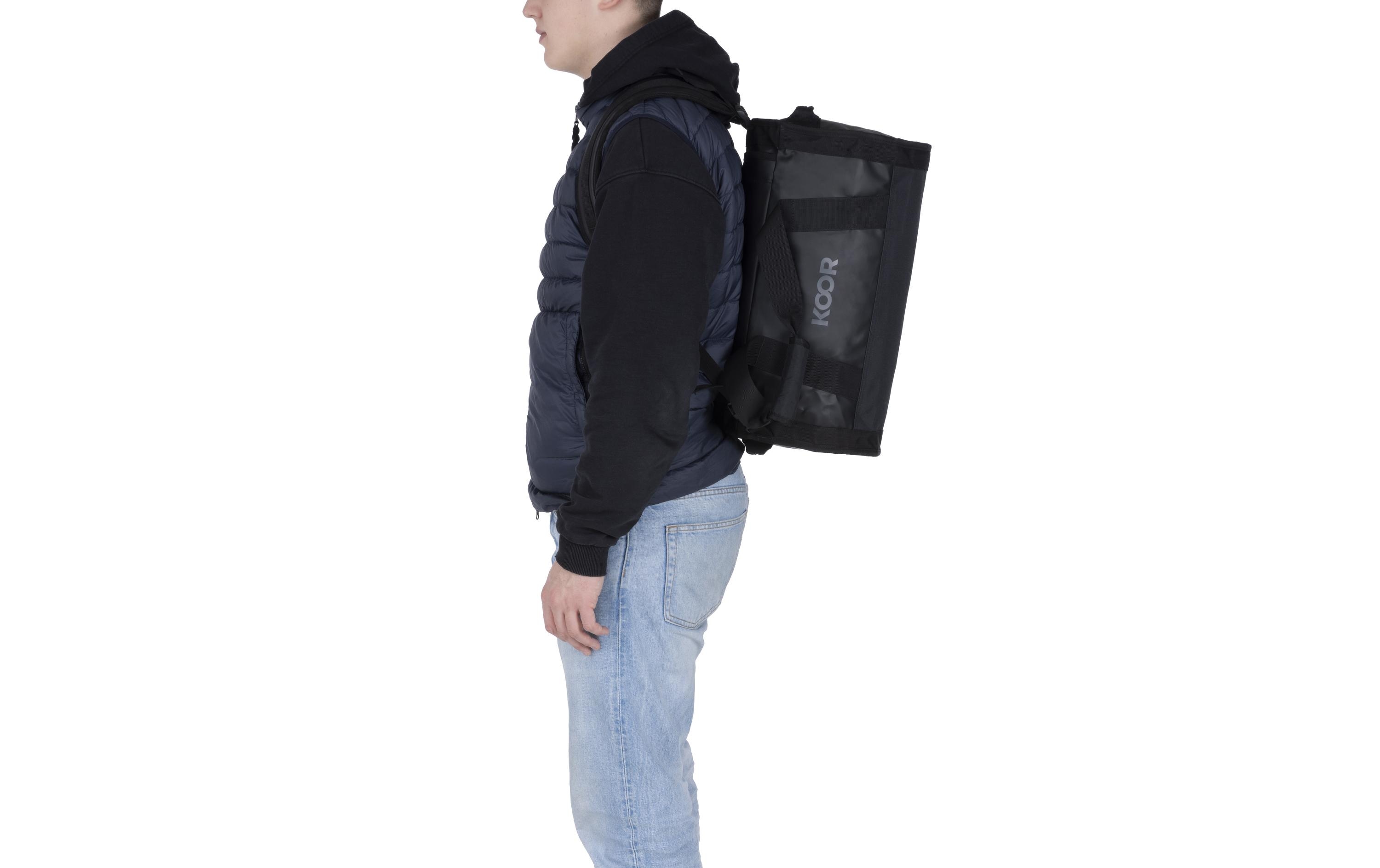 Duffle Bag Sooma 30 l, SchwarzWasserabweisende Reisetasche
