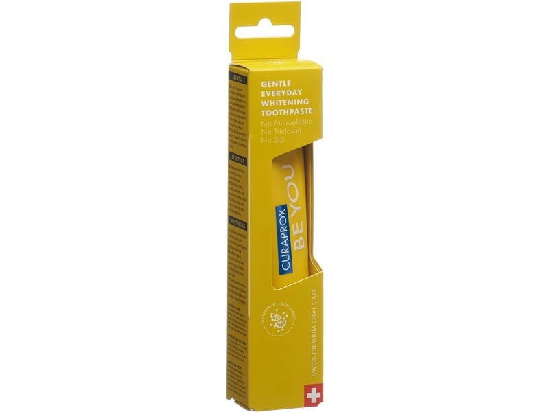 CURAPROX Zahnpasta Be you Grapefruit gelb 60 ml Zahnpflege für sanfte Reinigung der Zähne