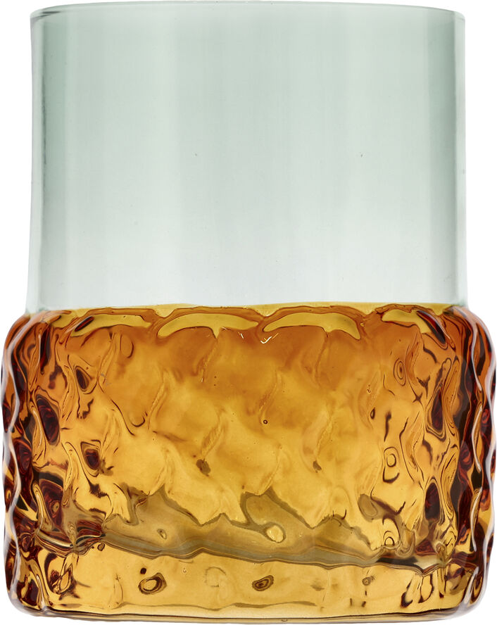 Villa Collection Fyrfadsstage Styles 7,7 x 10 cm Blå/Amber Blå/amber