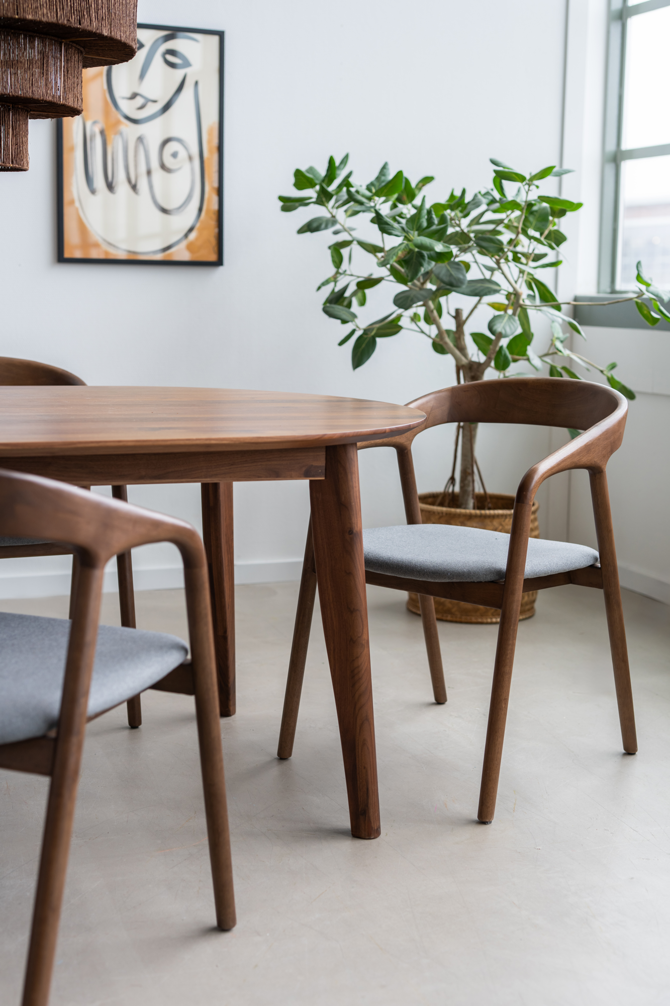 Eettafel Odin walnoot 240x110 cm