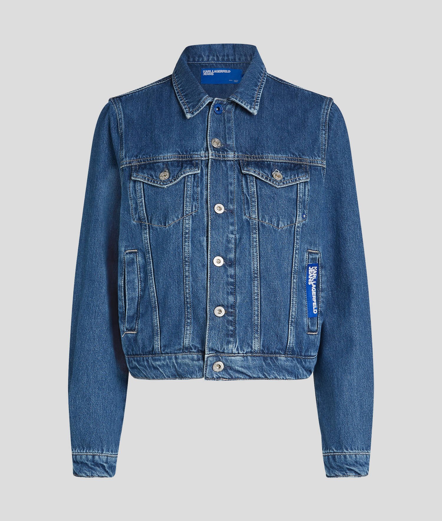 VESTE EN JEAN COUPE DROITE KLJ