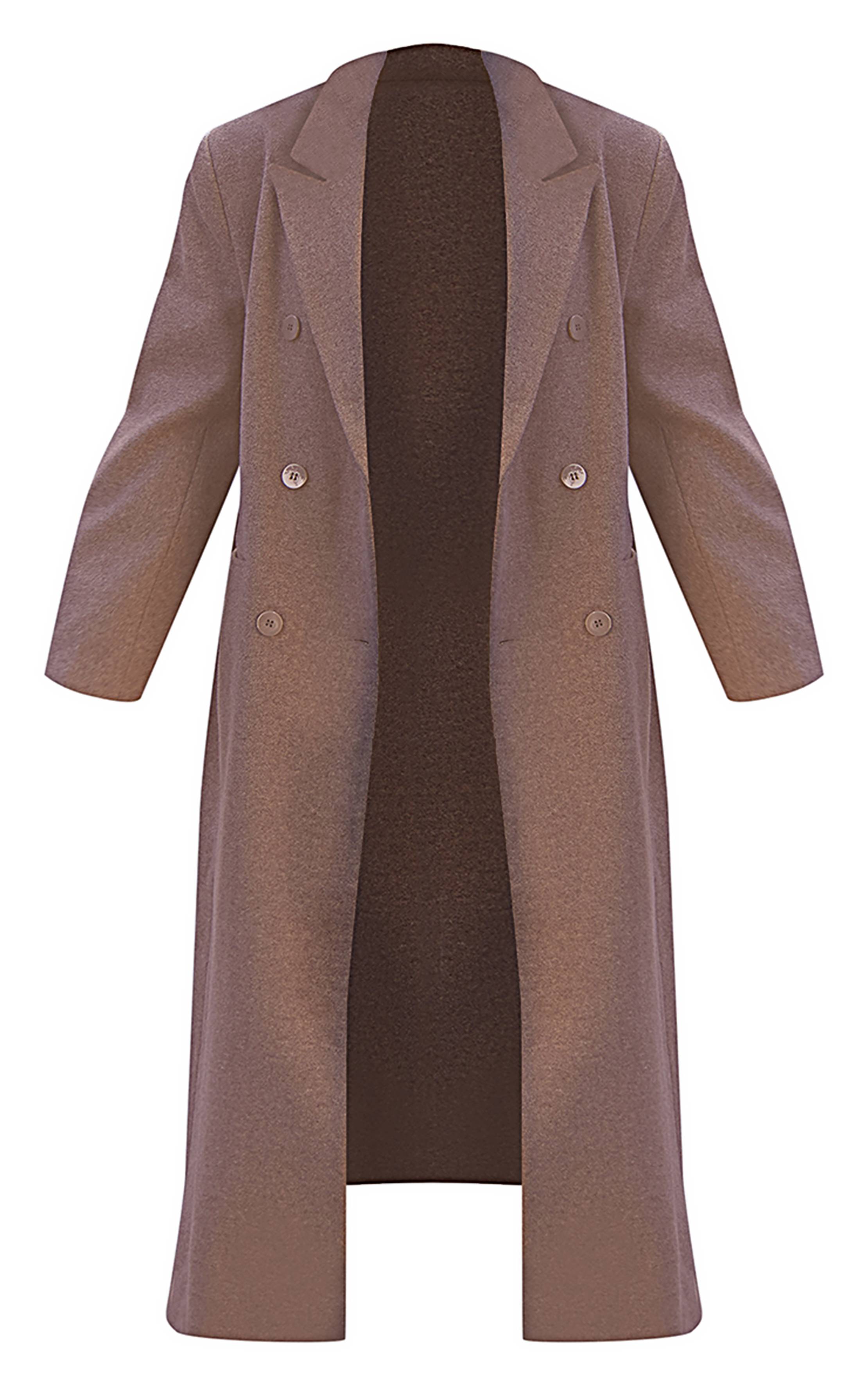 Champignon Manteau Structuré Oversized À Double Boutonnage