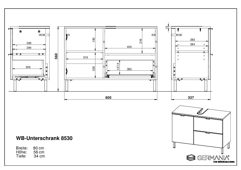 WB-Unterschrank MAURESA