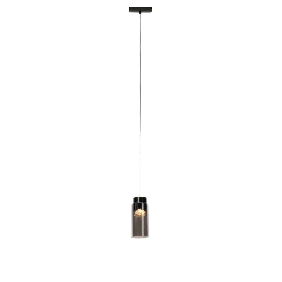 Moderne hanglamp zwart voor railsysteem 1-fase incl. LED - Magnetic Vance