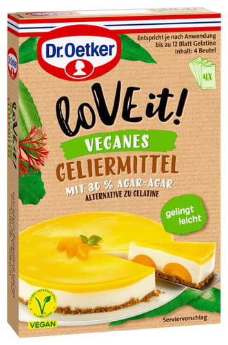 Dr. Oetker LoVE it! Veganes Geliermittel