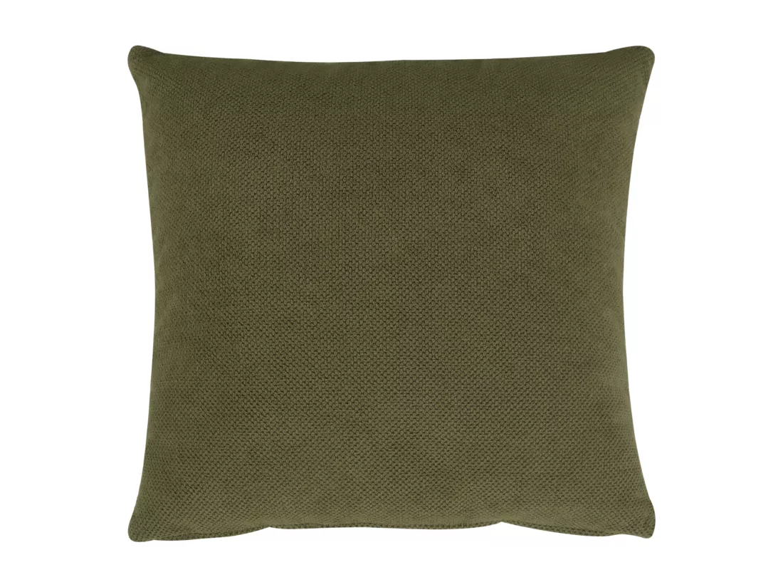 Chaise longue côté droite en tissu vert GONESSE