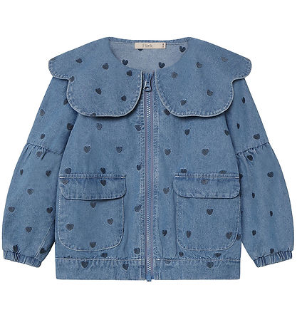 Fliink Jeansjacke - Donna - Bomber - Light Denim Blue