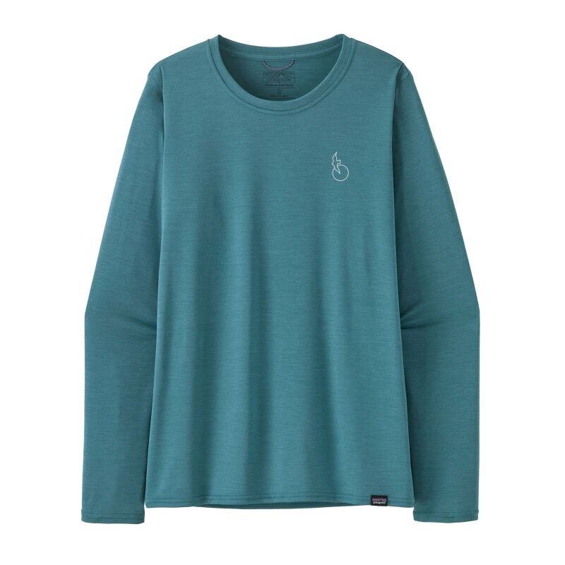 Women's Long-Sleeved Cap Cool Daily Graphic Shirt - Waters - T-shirt femme