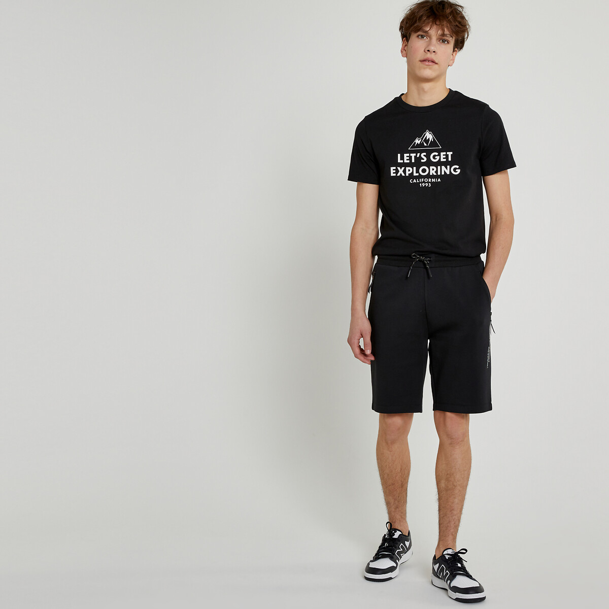 COLEÇÕES LA REDOUTE<br>Bermudas de fleece técnico