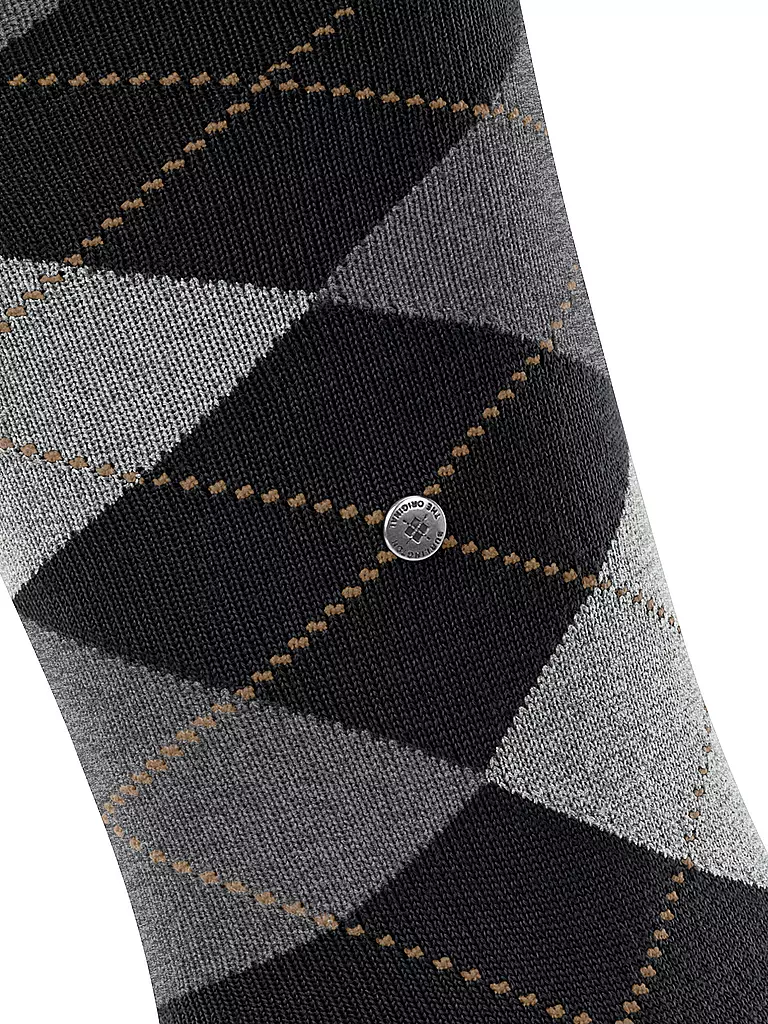 BURLINGTON Herren Kniestrümpfe EDINBURGH 40-46 black schwarz