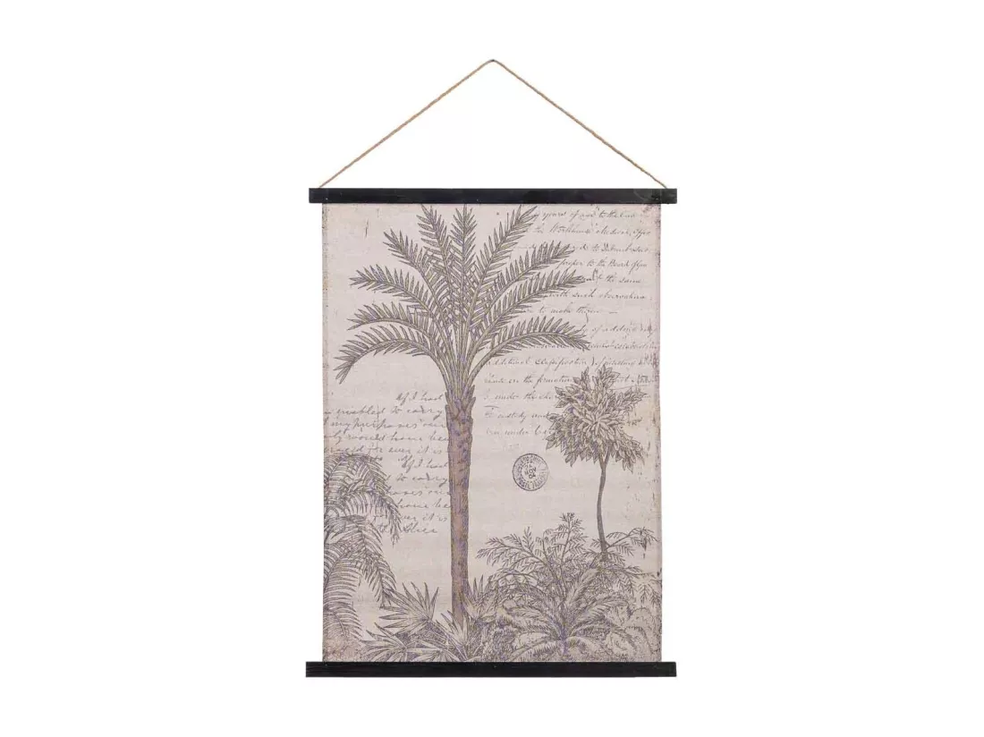 Toile imprimée en parchemin