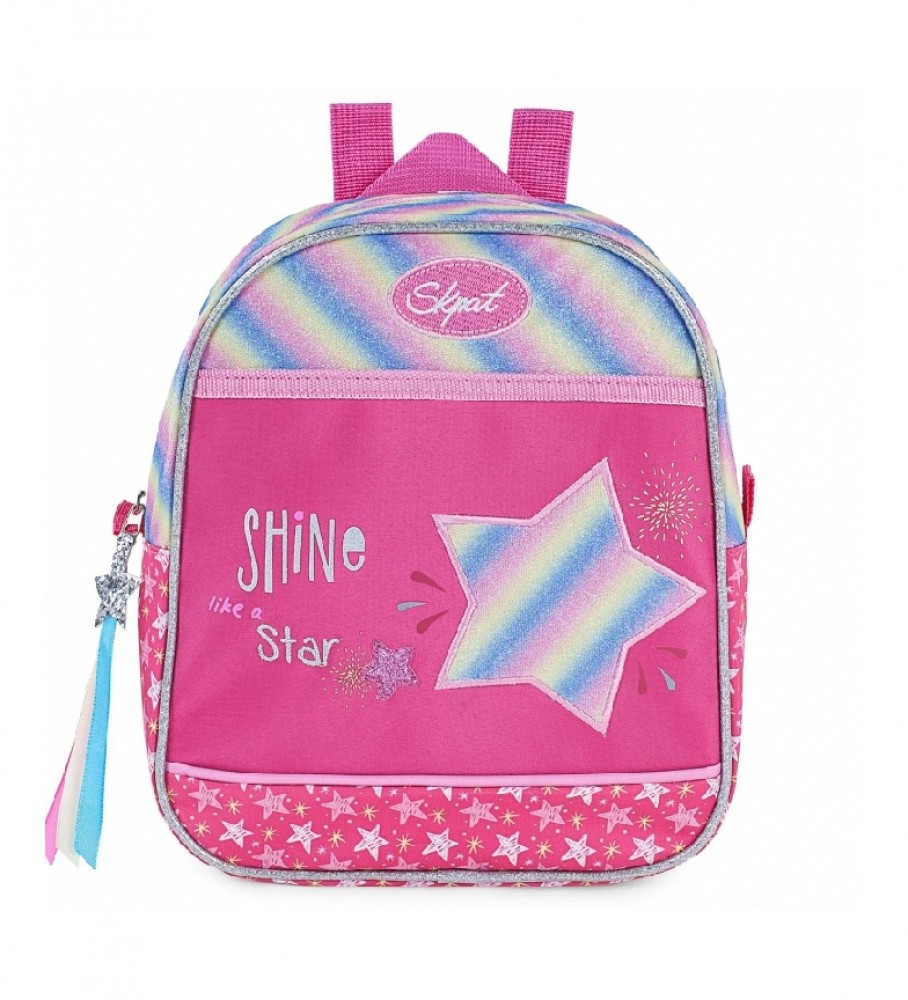 Mochila infantil Skpat 131334 rosa - 22x25x10 cm