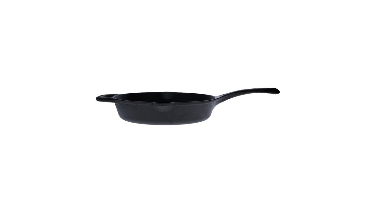 VictoriaSkillet 25 cm, Seasoned bak-/braadpan  (Zwart, Color packaging)