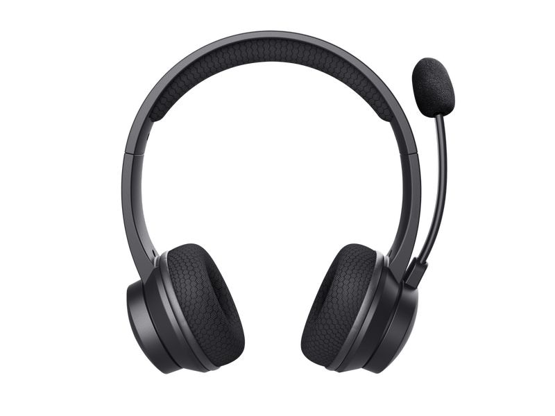 Trust Headset Ayda Wireless ENC Leichtes, kabelloses On-Ear-Headset mit Mikrofon mit Geräuschunterdrückung und verstellbarem Kopfbügel
