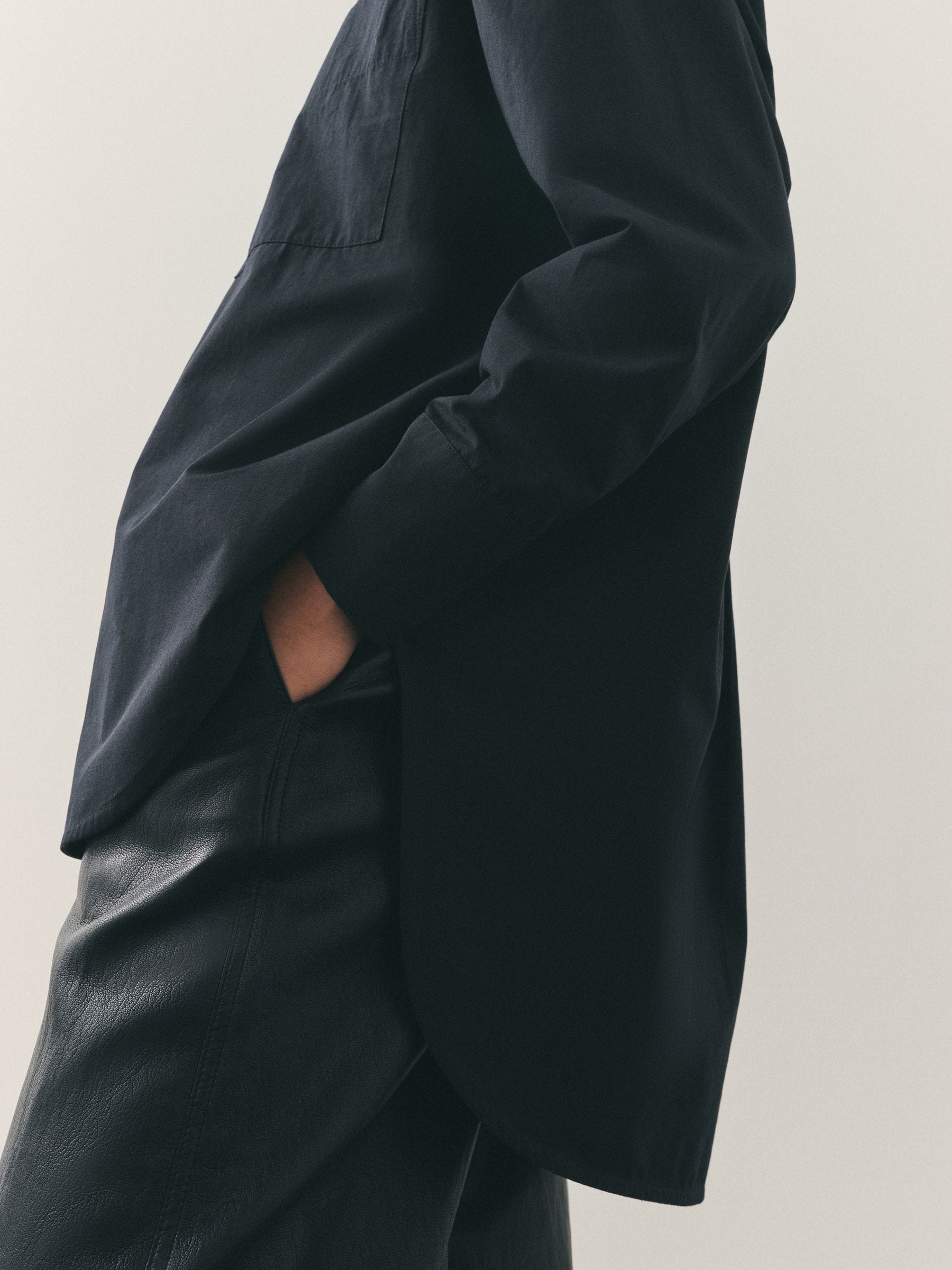 Zwart - Nothing Ordinary Cotton Relaxed Shirt