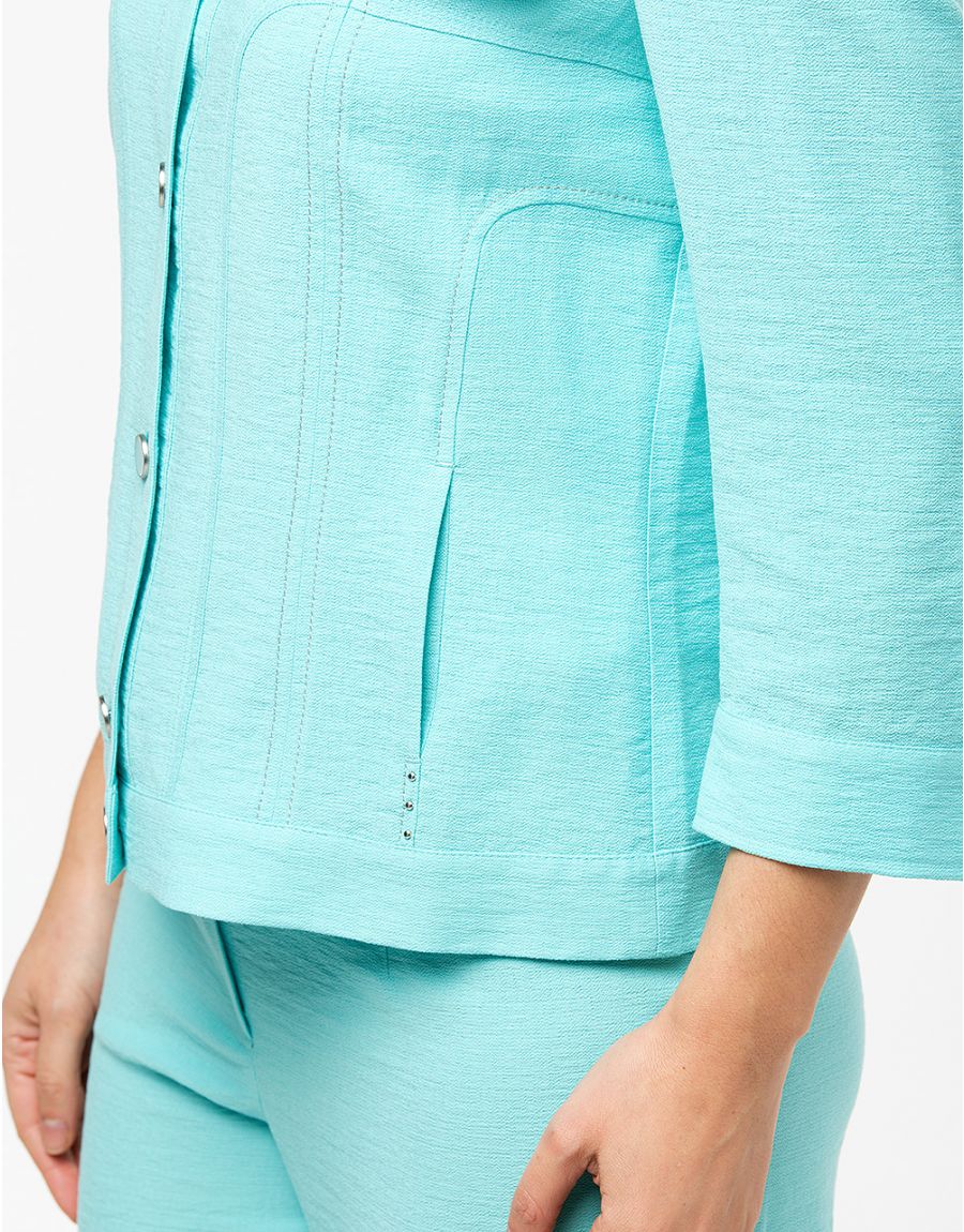 Veste chic turquoise