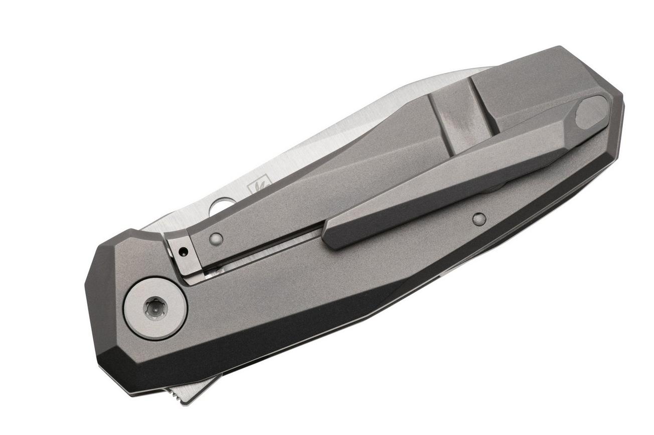 Spyderco Techno 3 C158TIP3 CTS-XHP, Titanium zakmes, Marcin Slysz design