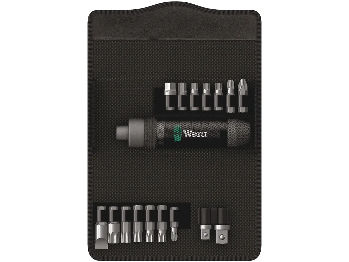 Wera 05072017001, 16 stk, Hexadecimal (metrisk), Phillips, Torx, PH 2, PH 3, PH 4, 2,5,6,7,8 mm, TX30, TX40, TX45, TX50, CE, GS, DVE