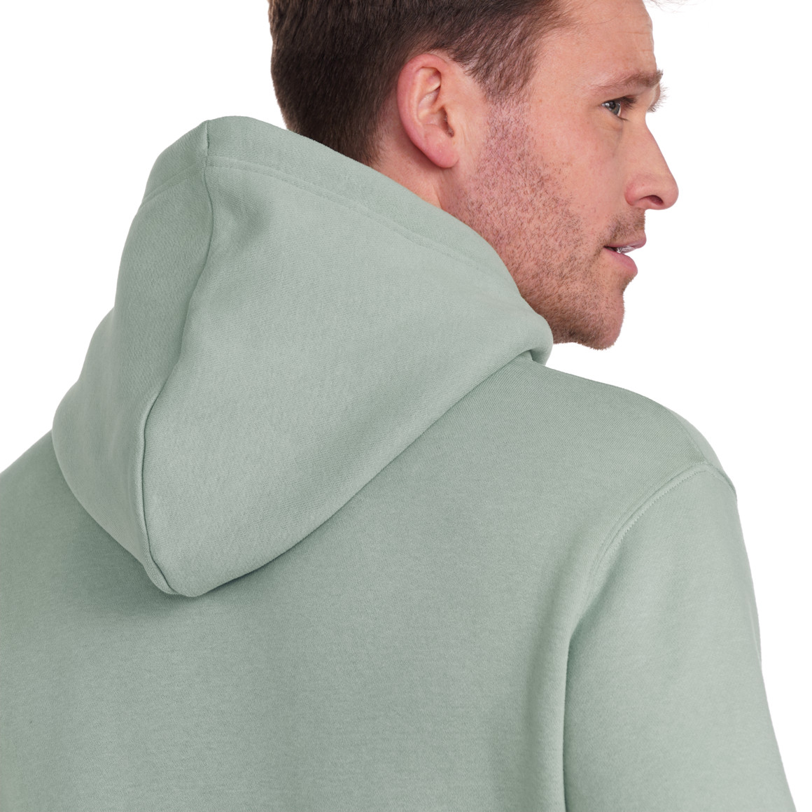 VanVaan Denim Herren Hoodie mit Print oliv