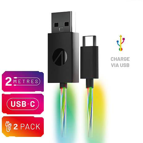 Stealth Light Up ladekabel multiformat