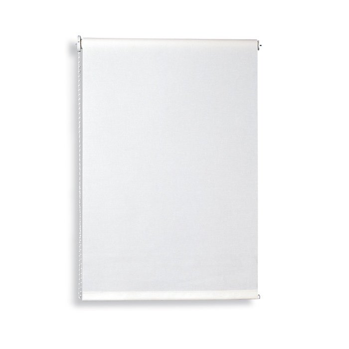 Verdunklungsrollo - weiß - 60x180 cm