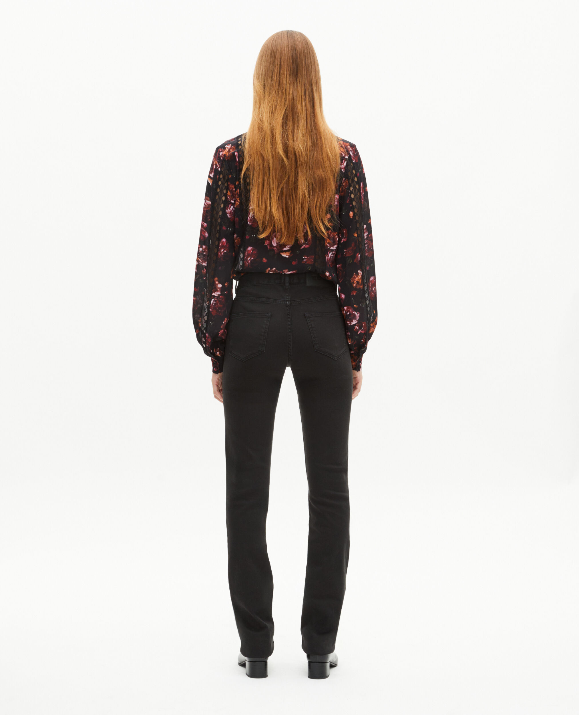 Jean slim long noir