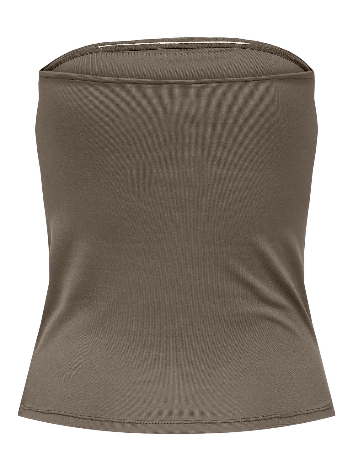 ONLEA Tüll-Top Walnut
