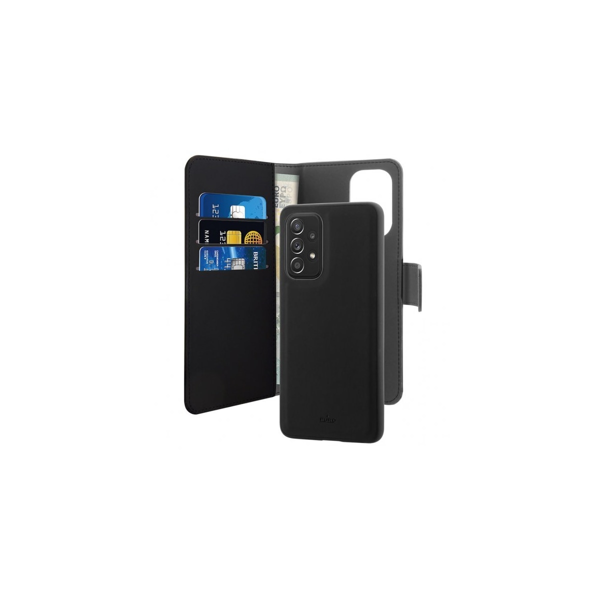 Samsung Galaxy A53 5G Etui 2-i-1 Lommeboketui Svart