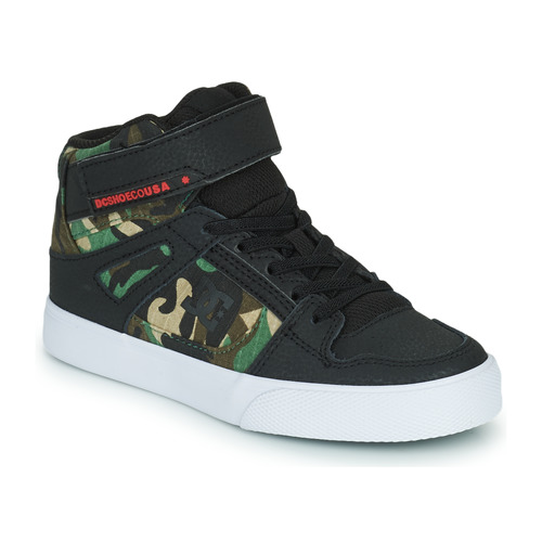 DC Shoes - PURE HIGH-TOP EV - Noir / Camouflage