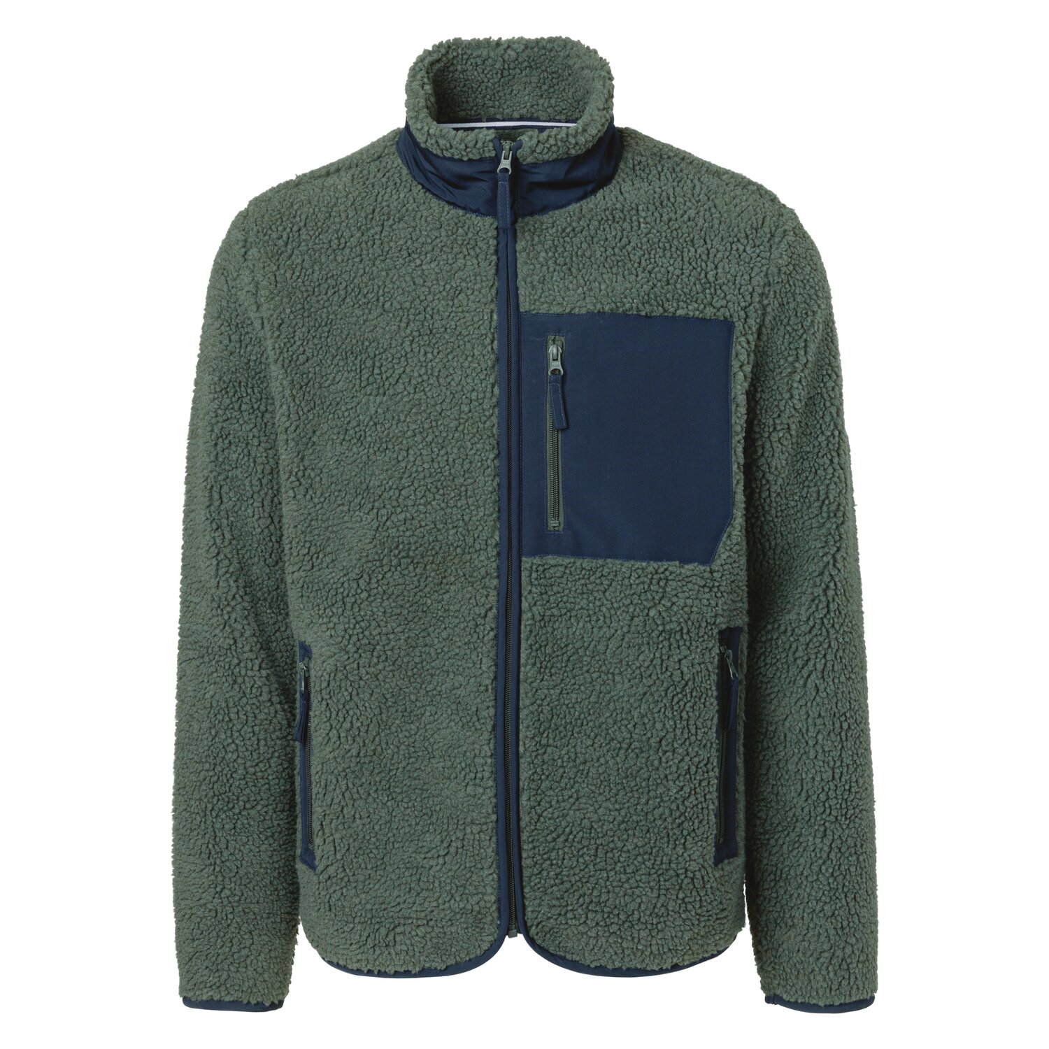OKLAHOMA Jeans Fleecejacke  - dark green